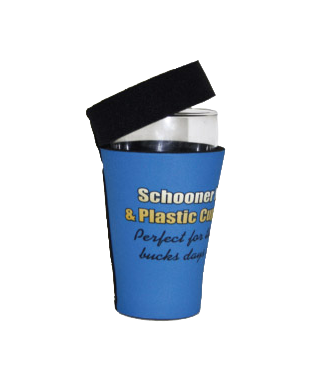 Schooner glass holder with lid Item 9b